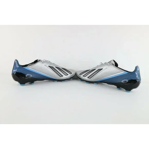 New w/o Box Adidas Adizero F50 TRX FG Leather Soccer Cleats Shoes Silver Mens 13 - Picture 6 of 9
